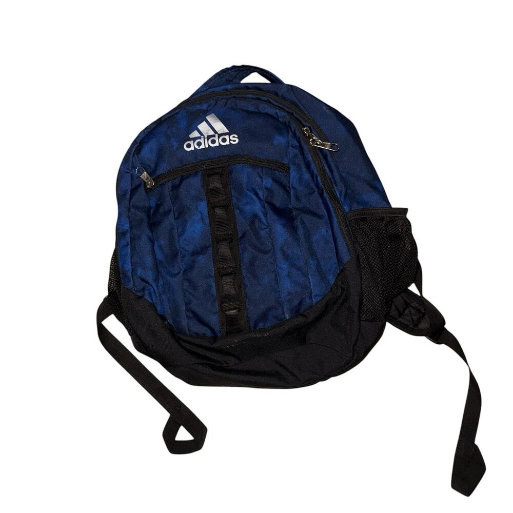 Adidas Black Blue Stratton III Excel 6 Multi-Pocket Backpack School Sports
